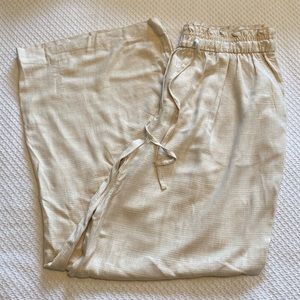 H&M Wide Leg Lightweight Pants Size 12 NWT